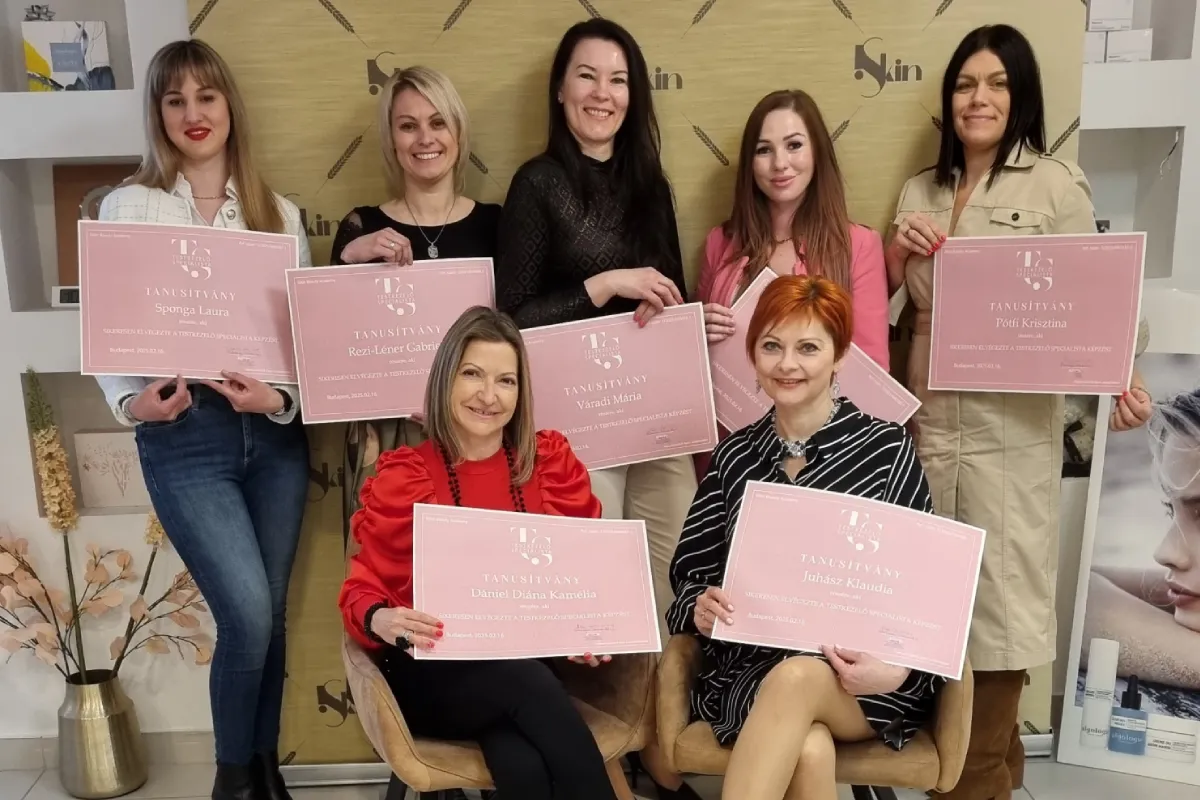 testkezelő képzés oklevél átadó végzettek 2025 február 1200x800